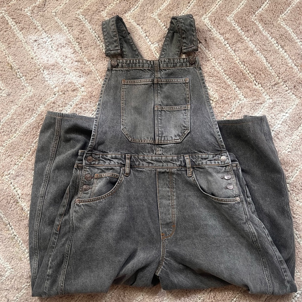 We The Free Good Luck Barrel Overalls